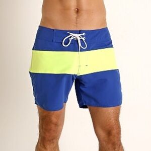 NEW Sauvage Miami Brights Boardshorts 6” Inseam Size 32 Nylon Pocket Made in USA